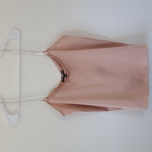 Lulu's Rhinestone Split Side Tank. Size Medium